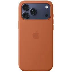 Apple Silikon Case iPhone 17 Pro Max mit MagSafe terracotta