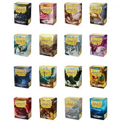 100 Dragon Shield Classic Card Sleeves / Hüllen, Farbe: Crimson