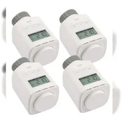 4 Stück IOIO HT 2000 Elektronischer Thermostat Heizkörperthermostat spart bis 30% Heizkosten