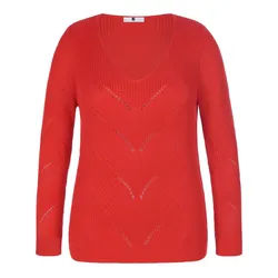 Le pull Anna Aura rouge