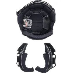 LS2 OF601 Carbon ECE 22.06 Innenfutter, schwarz, Größe S für Männer