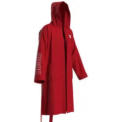 Arena Bademantel Arena Unisex Bademantel Zeppelin Light Robe 009019, Standardgröße, Ohne Verschluss rot L