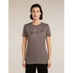 Icebreaker Funktionsshirt DA M 150 TL SS Tee Bird PORCINI, X Large braun M