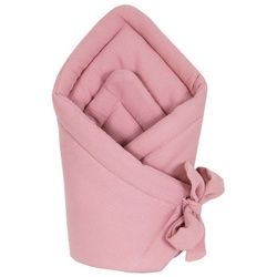 Einschlagdecke BABYLUX Einschlagdecke Musselin BABYHÖRNCHEN 75 x 75 cm Neugeborene, BabyLux, Rosa rosa