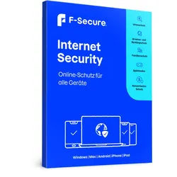 F-Secure Internet Security 2026 (ehemals Safe), 10 Geräte - 2 Jahre, Download