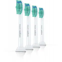 Philips Aufsteckbürsten Philips HX 6014/87 Proresults Zahnbürsten 4er Pack, 4er Pack Ersatz-Zahnbürsten, Kompatibel mit Philips Zahnbürsten blau