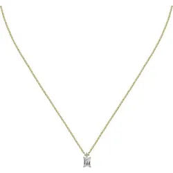 CHRIST Silberkette CHRIST Damen-Kette 925er Silber, recycelt Zirkonia gelb|goldfarben