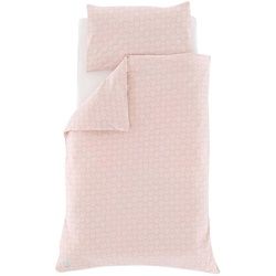 Träumeland Babybettwäsche , Altrosa, Beige , Textil , Hase , 100x135 cm , pflegeleicht, atmungsaktiv, hautfreundlich, schadstoffgeprüft, weiche und anschmiegsame Oberfläche , Schlafen, Babybettausstattung, Babybettwäsche