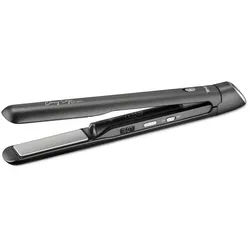 Trisa Electronics Haarglätter , Anthrazit , Kunststoff , 3.6x3.7x32.5 cm , RoHS , Keramikbeschichtung, Bereitschaftsanzeige, Ionisierungsfunktion, digitale Temperatureinstellung , Freizeit & Co, Wellness & Gesundheit, Körperpflege, Haarstyling