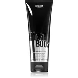 BPerfect Bronze Boost Instant Matte Tan Selbstbräunercreme für Körper und Gesicht Farbton Light-Medium 100 ml