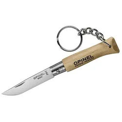 Opinel Taschenmesser Opinel-Messer, Größe 4, rostfrei, mit Anhänger