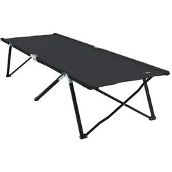 vidaXL Bett Klapp Schlafbett fürs Camping Schwarz 206 x 76 x 74 cm (1-tlg) schwarz