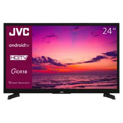 JVC LT-24VAH3455 LCD-LED Fernseher (60 cm/24 Zoll, HD-ready, Android TV, Android Smart TV, HDR, Triple-Tuner, Bluetooth) schwarz