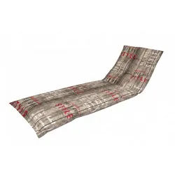 Madison Liegenauflage C 067 grau 200x60 cm Auflage für Liege Kissen Polster Einlage, (1 Auflage, 1 St., 1 Stück), für Gartenliegen grau