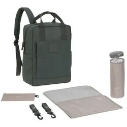 LÄSSIG Wickeltasche Backpack (Set, 4-tlg) grün