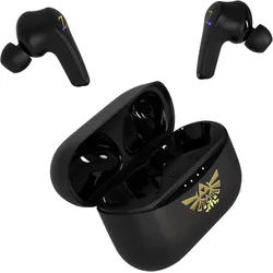 OTL kabellose In-Ear Kopfhörer Zelda mit Ladebox Bluetooth-Kopfhörer (Bluetooth, Offiziell lizenziertes Nintendo-Design) schwarz