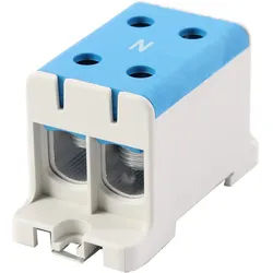 Hauptleitungsklemme Anschlussklemme ETB 95/1x2 Al/Cu Universalklemme elektroinstallation 4 Löcher Elektro Becov UK2095.12
