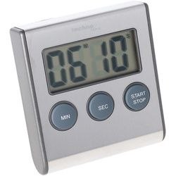 Edelstahl Digital Küchentimer, Timer mit Alarm, up und down Funktion, Ständer, Magnet