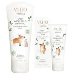 vujo Frischling Baby Waschgel, Shampoo und Wundschutzcreme 1 St