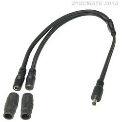 OPTIMATE Adapter Hohlstecker auf 2x Hohlstecker-Kupplung (No.45)