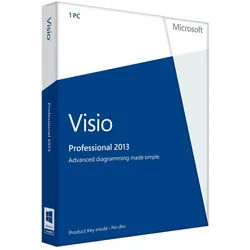 Microsoft Visio 2013 Professional | Vollversion | Produktschlüssel + Download