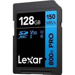 Lexar SDXC PRO Blue Series - 800x 150MB/s UHS-1 V30 128 GB
