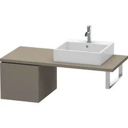 Duravit L-Cube Unterschrank für Konsole Flanell Grau Seidenmatt 420x547x400 mm - LC583109090 LC583109090