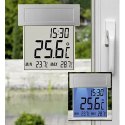 TFA Dostmann Wetterinstrumente TFA Solar-Fensterthermometer Wetterstation