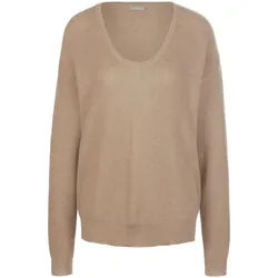 Le pull manches longues include beige
