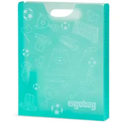 ergobag Schulzubehör Heftebox inkl. Griff Fußball