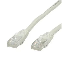 VALUE Patchkabel Cat.5e (Class D) UTP LAN-Kabel, RJ-45 Männlich (Stecker), RJ-45 Männlich (Stecker) (500.0 cm) grau