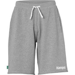 Shorts KEMPA "Sweatshorts Core 26 Kids", Mädchen, Gr. 116, N-Gr, schwarz grau melange, Obermaterial: 60% Baumwolle CO. 40% Polyester Pol. recyc.., Hosen Shorts
