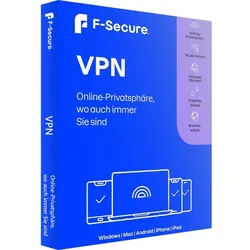 F-Secure VPN 2025 | Multi Device | 5 Geräte / 1 Jahr | Produktschlüssel + Download