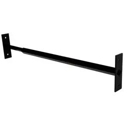 Fenstersicherung, Teleskopischer Gitterstab 55 bis 103 cm - schwarz