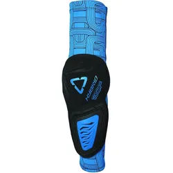 Leatt 3DF Hybrid Ellenbogenprotektor, schwarz-blau, Größe 2XL für Männer