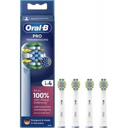 Oral-B Aufsteckbürsten Pro Tiefenreinigung 4er - Aufsteckbürsten - weiß weiß
