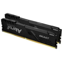 FURY Beast DDR4-3200 - 32GB - CL16 - Dual Channel (2 pcs) - Intel XMP - Schwarz