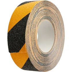 Antirutsch Klebeband, schwarz/gelb 50 mm, PVC, schwarz|gelb