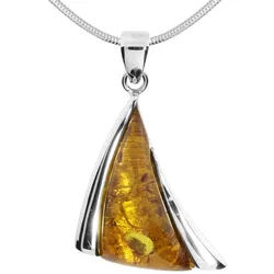 OSTSEE-SCHMUCK Kette mit Anhänger Ostsee-Schmuck Kette mit Anhänger Imke 30 (2-tlg) silberfarben 45 cm