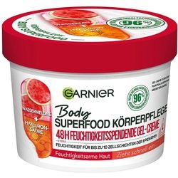 Garnier Erfrischende Körperpflege für trockene Haut, Body Butter mit Wassermelone und Hyaluronsäure 380 ml
