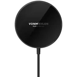 Vonmählen Wireless Charger Aura Mini magnet. Ladekabel Black