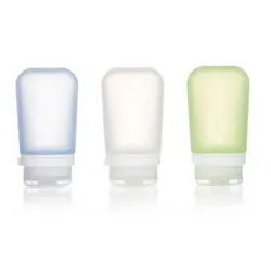 humangear Reisebehälter Reise-Flüssigkeitsbehälter 'GoToob+' 3er Pack - 74 ml blau|grün