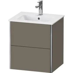 Duravit XSquare Waschtischunterbau wandhängend Flanell Grau Seidenmatt 510x418x560 mm - XS430609090 XS430609090