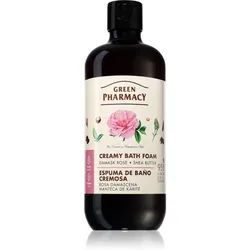 Green Pharmacy Damask Rose & Shea Butter Bath Foam cremiges Schaumbad mit Bambus Butter 500 ml