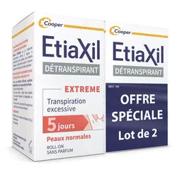 Etiaxil - Deodorant Detranspirant - Behandlung übermäßiger Transpiration - Achselhöhlen - Extreme - Normale Haut - 15 ml 2er-Pack