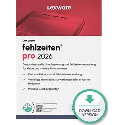 FEHLZEITEN PRO 2026 (365-TAGE) - [PC]