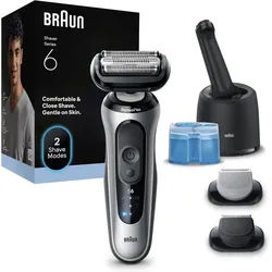 Braun Elektrorasierer silberfarben