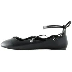 Next Forever Comfort® Ghillie-Schuhe aus Leder Ballerina (1-tlg) schwarz 40 EU