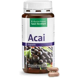 Acai-Kapseln 500 mg 180 Kapseln - 116 g
