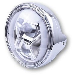 HIGHSIDER 7 Zoll LED Scheinwerfer LTD TYP 8 mit TFL, Kurvenlicht, silber